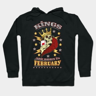 Kings are born in February Hoodie